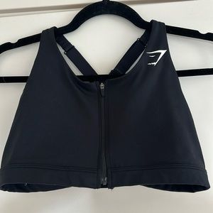 Gymshark Zip Up Sports Bra